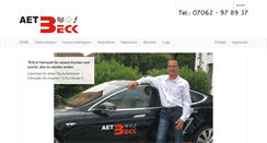 Desktop Screenshot of aet-beck.de